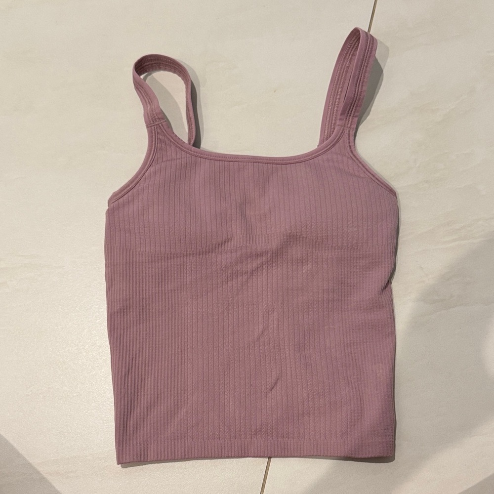lululemon athletica Ribbed Purple Camisole